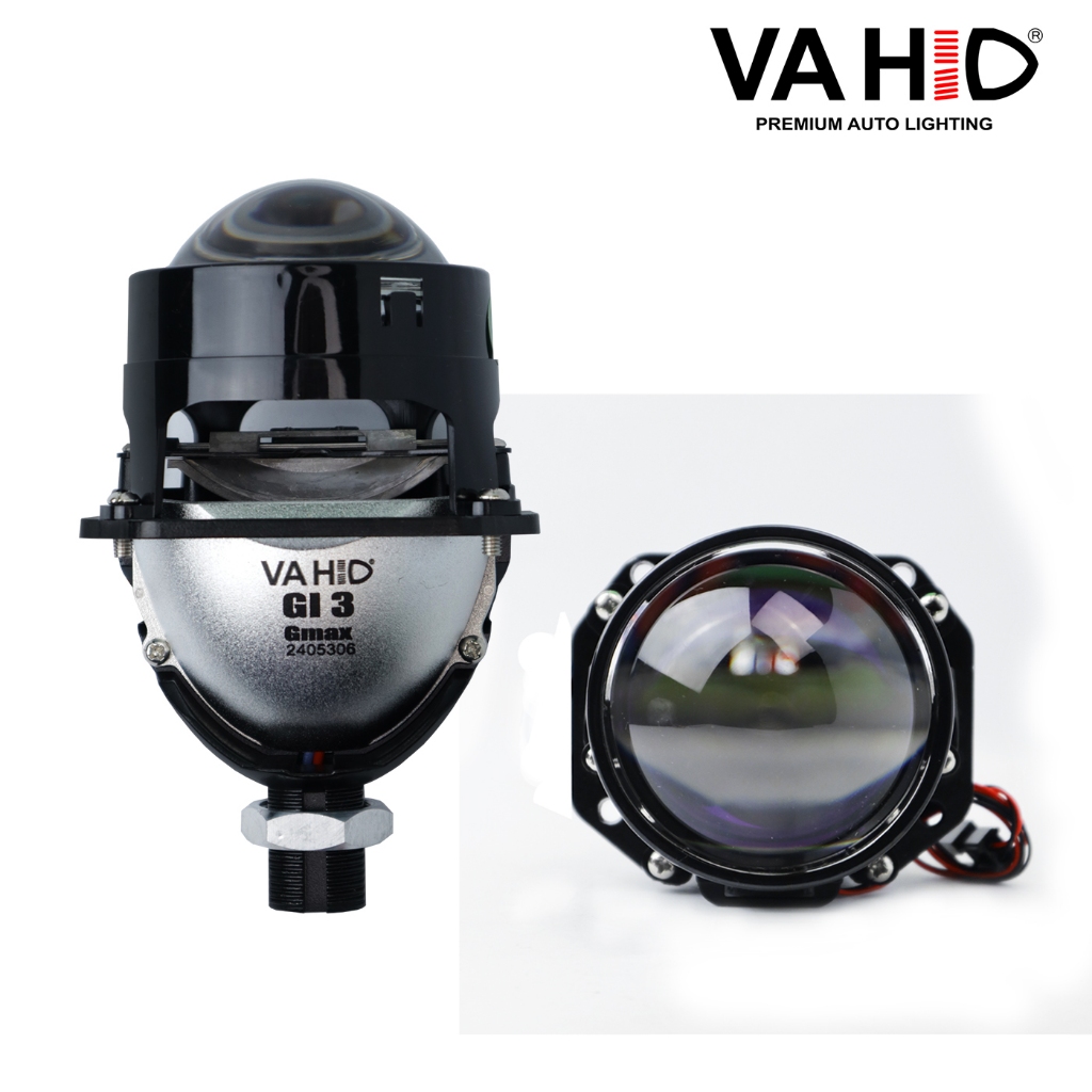 G13 - 2.5 inch LED Projector Gmax Vahid | Biled 2,5" Vahid Gmax G13 Headlight | Bi-LED Untuk Lampu U