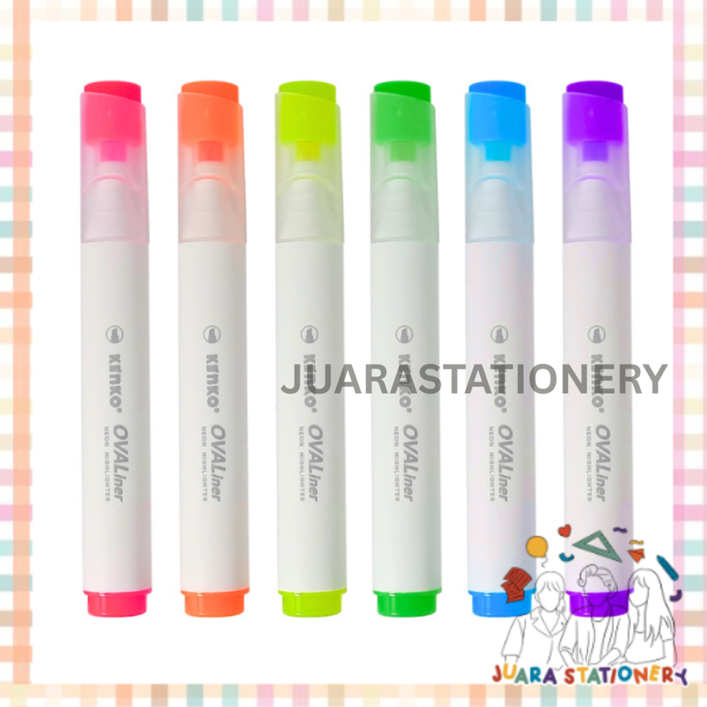 

JUARASTATIONERY Highlighter Kenko Ovaliner Neon / Penanda High Lighter