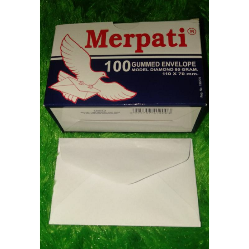 

Amplop Putih Merpat 110 x 70 mmi isi 100 lembar