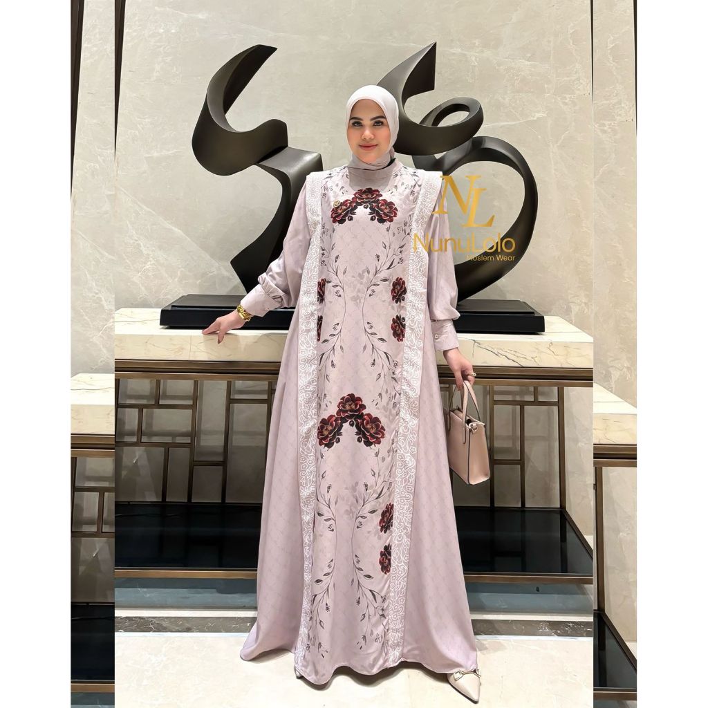 GAMIS NUNULOLO TERBARU ALEYA DRESS BY NUNULOLO ORIGINAL
