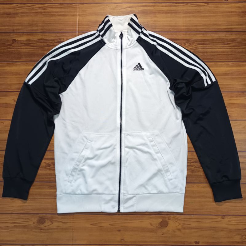 Jaket Tracktop Adidas Second Putih size M-L