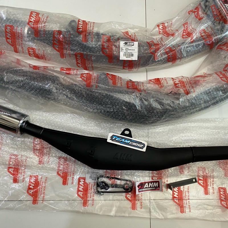 KNALPOT AHM FORCE1 F1ZR FISER ORIGINAL MALAYSIA