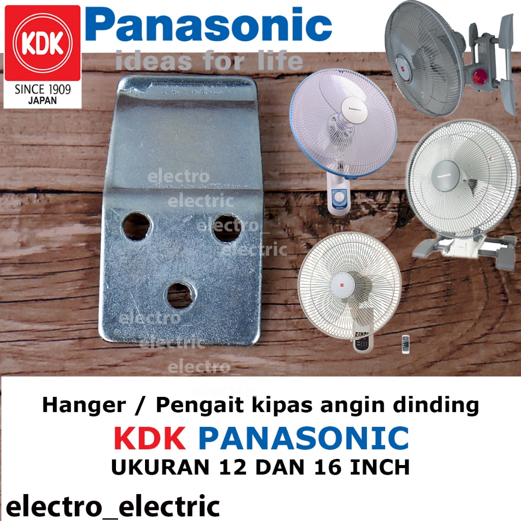 Besi pengait cantolan gantungan kipas angin dinding panasonic kdk