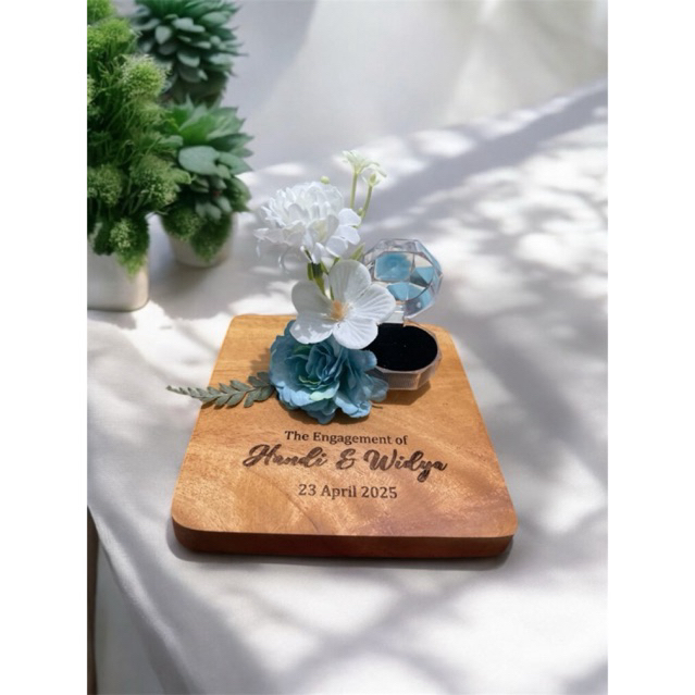 Kotak Cincin Custom/Kotak Cincin Lamaran/Kotak Cincin Tunangan/Ring Box Custom/ Ring Box Akrilik