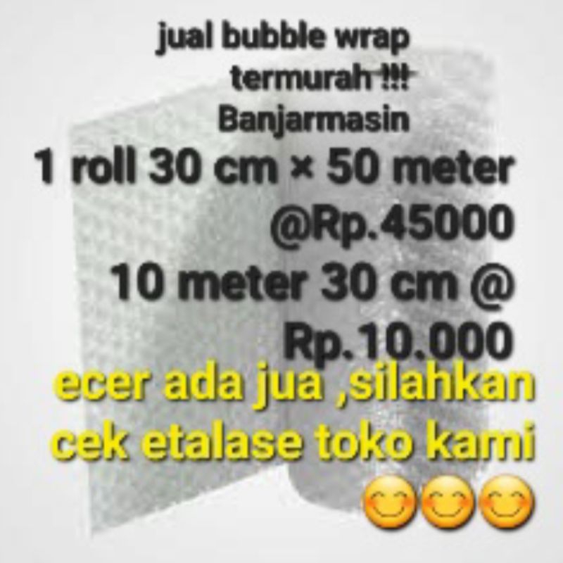 

bubble wrap packing tambahan