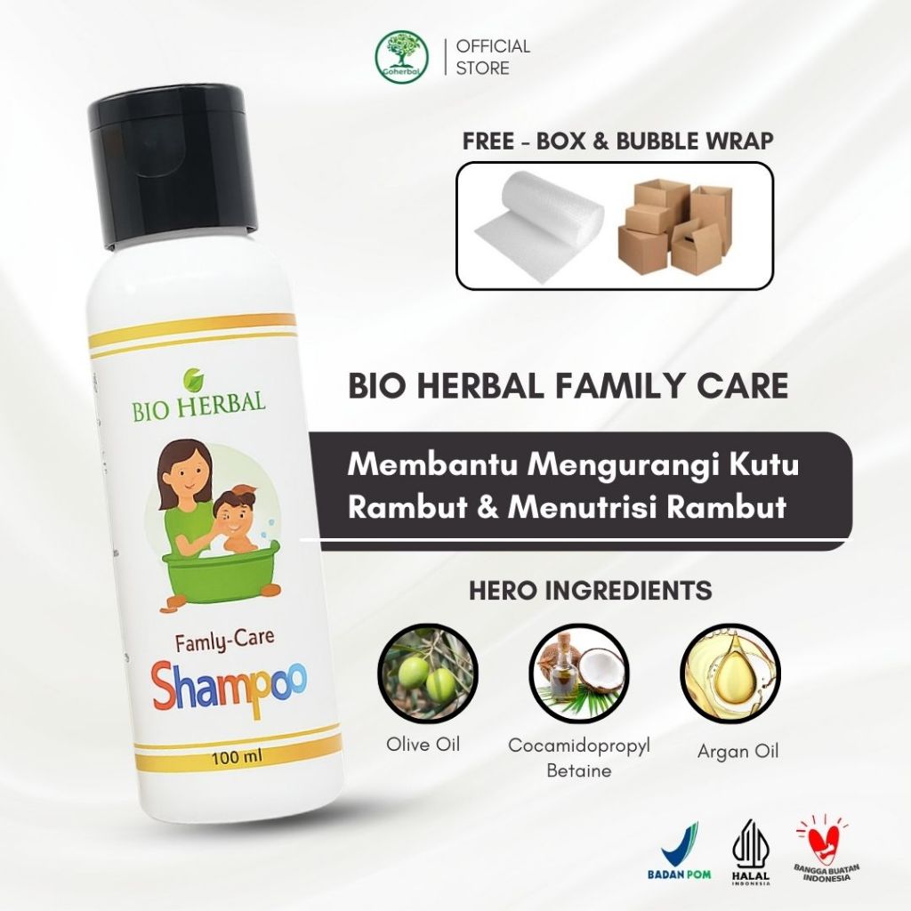 Bio Herbal Shampo Kutu - Shampo Kutu Rambut Anak dan Dewasa