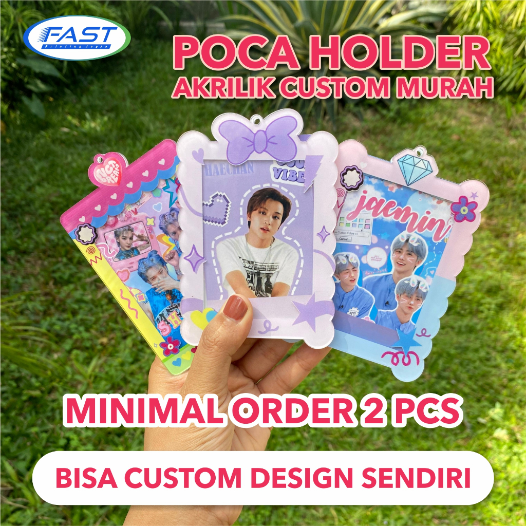 Custom Acrylic Frame Photocard Holder PC Holder | Card Holder Akrilik
