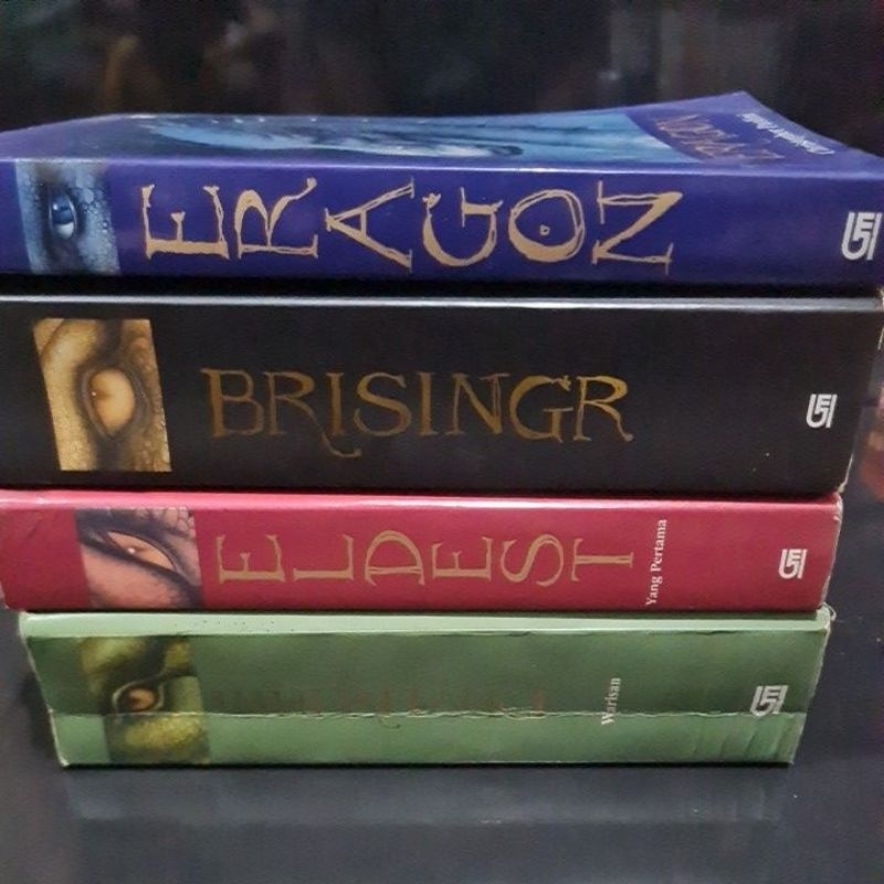 Novel Bekas Original - Set 4 Buku Christopher Paolini - Eragon - Eldest - Brisinger - Inheritance