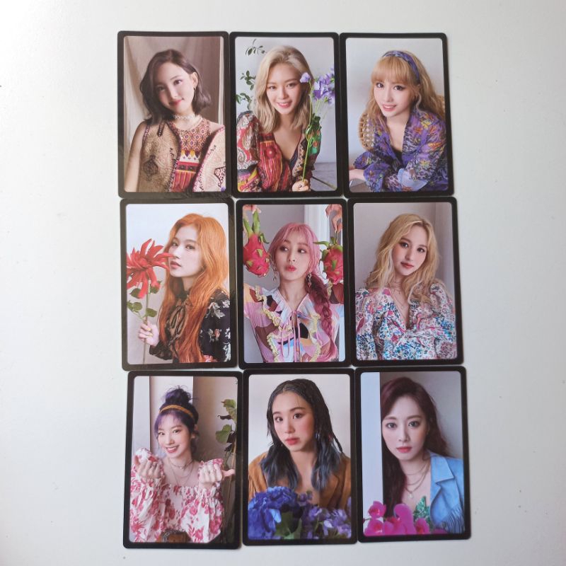 Photocard Benefit Twice Official More and More Nayeon Jeongyeon Momo Sana Jihyo Mina Dahyun Chaeyoun