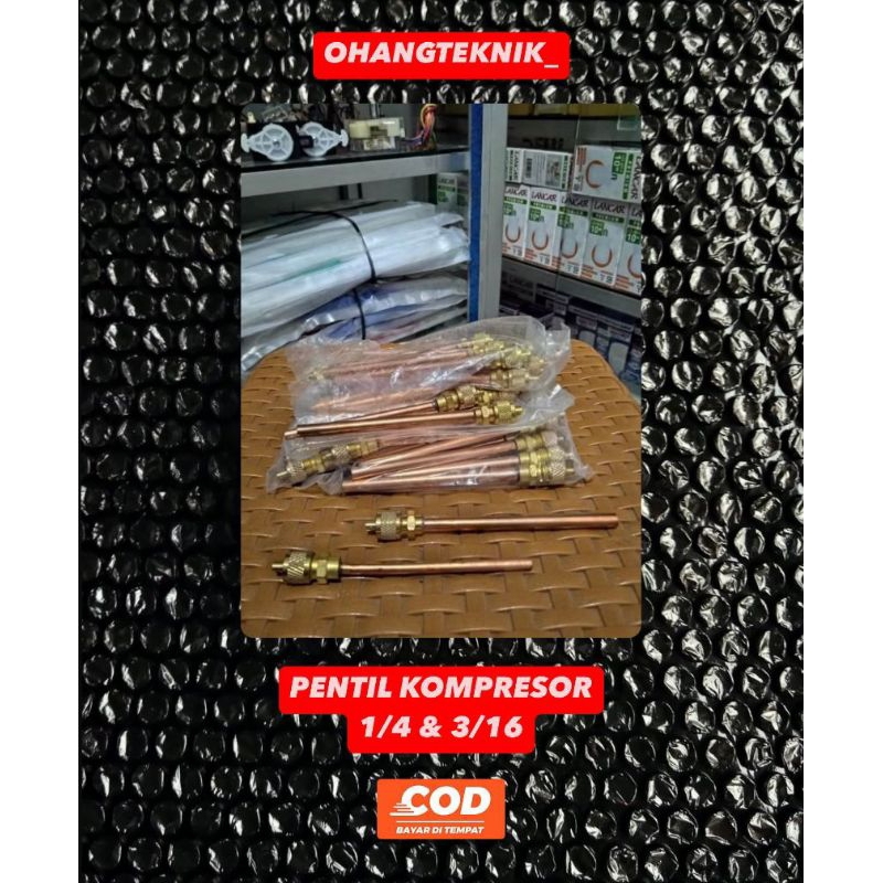 Pentil Pengisian Freon / Kulkas / Freezer 1/4 & 3/8