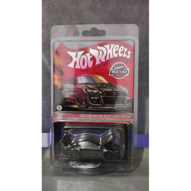 Hot Wheels RLC 2022 Ford Mustang Shelby GT500 Code Red - Free Protector Original Mattel