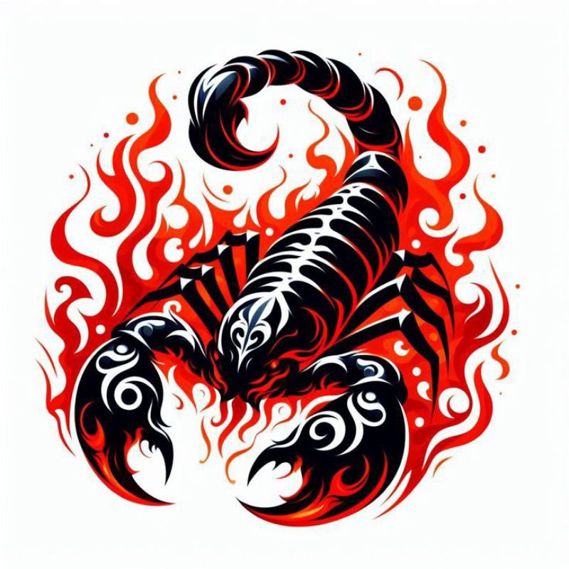 

stiker 3D kalajengking keren, stiker print sudah cutting, anti air size 15 x 20 cm