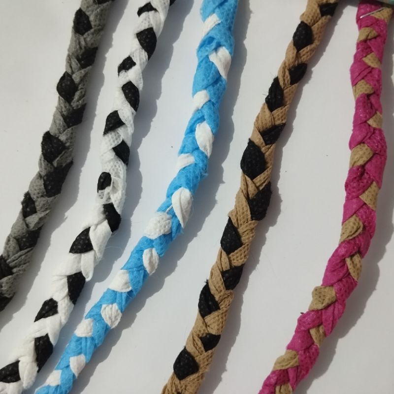 Tali Kepang Kain 50cm | Tali Anyaman | Tali Anyam Meteran