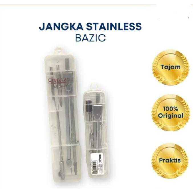 

Jangka Besi Stainless Bazic - High-Quality Metal Jangka