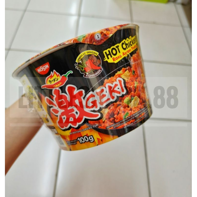 

MIE INSTANT NISSIN GEKI HOT CHICKEN BOWL