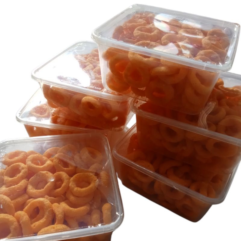 

Snack ring rasa keju gurih (berat bersih 80gr)