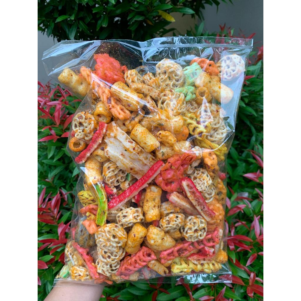 

Kerupuk Seblak Campur Mix Seblak Beton/Kerupuk Jengkol/Kerupuk Rafael/Basreng 500 gram