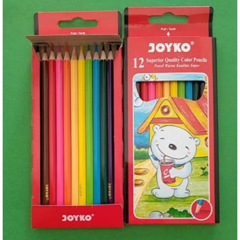

(1 set)Pensil warna/pencil warna/pinsil warna/pensil 12 warna/pensil joyko 12 warna/pensil warna 12 panjang'