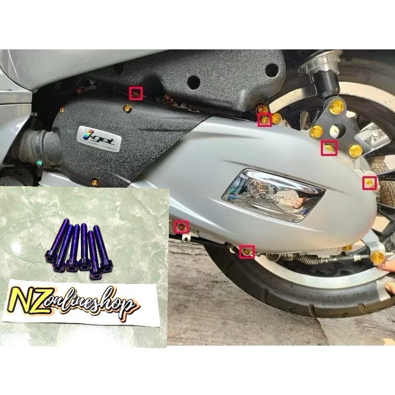 BAUT TITANIUM CVT VESPA MATIC 6 BAUT