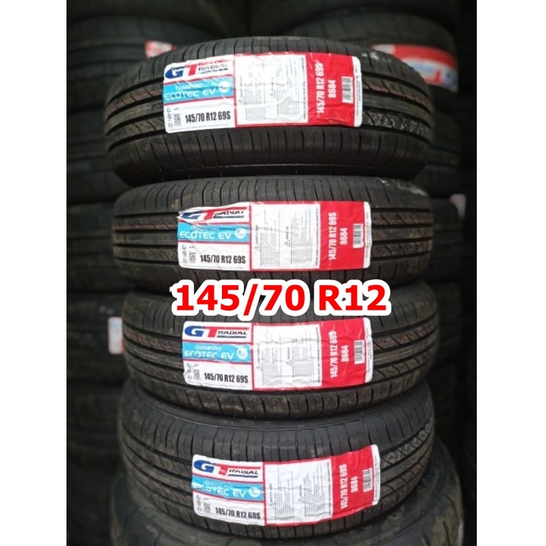 BAN RING 12 Ban Mobil GT Radial Champiro Ecotec EV 145 70 R12