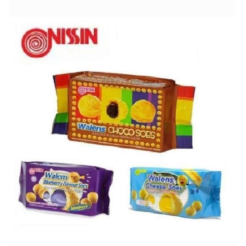 

Nissin Walens Choco Soes 100g – Snack Kue Soes Isi Coklat – Cemilan Renyah & Lumer