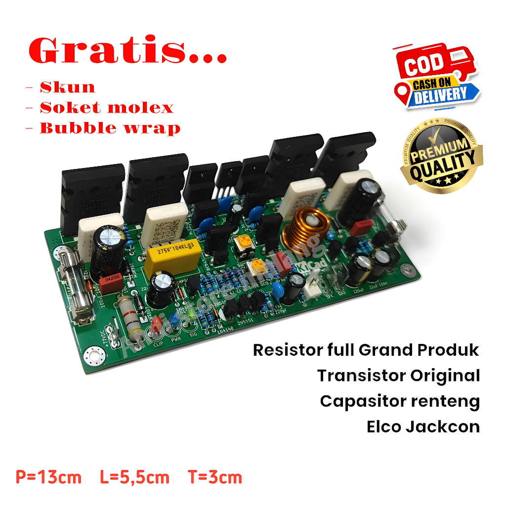 Kit Driver Power Amplifier OCL Balap Slim