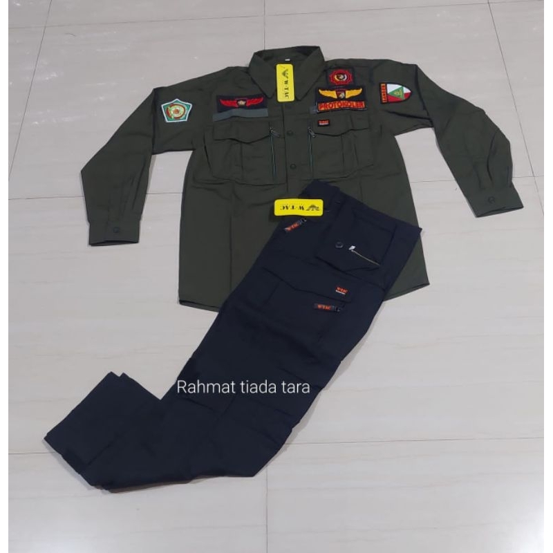 SERAGAM PDL PROTOKOLER TACTICAL/SERAGAM BANSER PROTOKOLER TACTICAL BORDIR TIMBUL/SERAGAM BANSER TACT