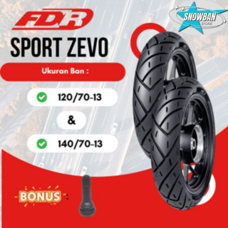 Ban Motor Nmax Sepasang Ring 13 FDR Sport Zevo 120/70 & 140/70 Ban Tubles Depan Belakang Yamaha Nmax