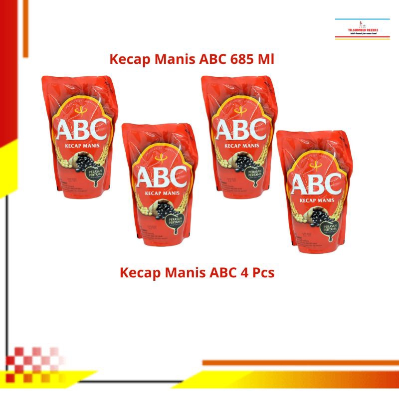 

[PAKET HEMAT ISI 4] Kecap Manis ABC 685 Ml Refill Pouch PROMO MURAH/ ABC Kecap Manis 685 Ml Refill PROMO MURAH
