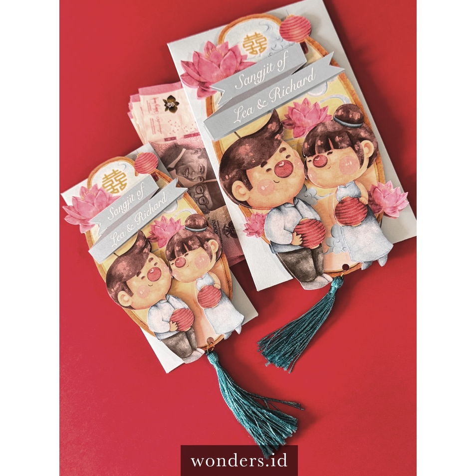 

Angpau Spesial Sangjit Custom Nama - Blue Edition