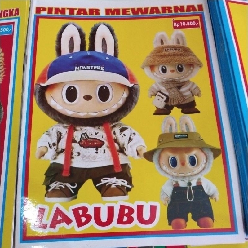 

Buku Mewarnai Labubu 2