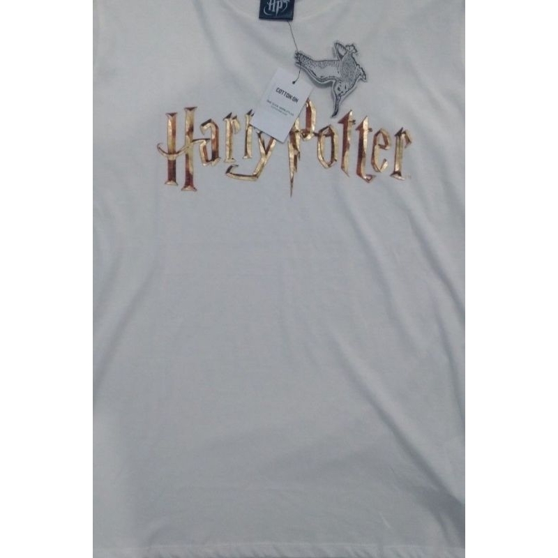 kaos cowo cotton on harry potter