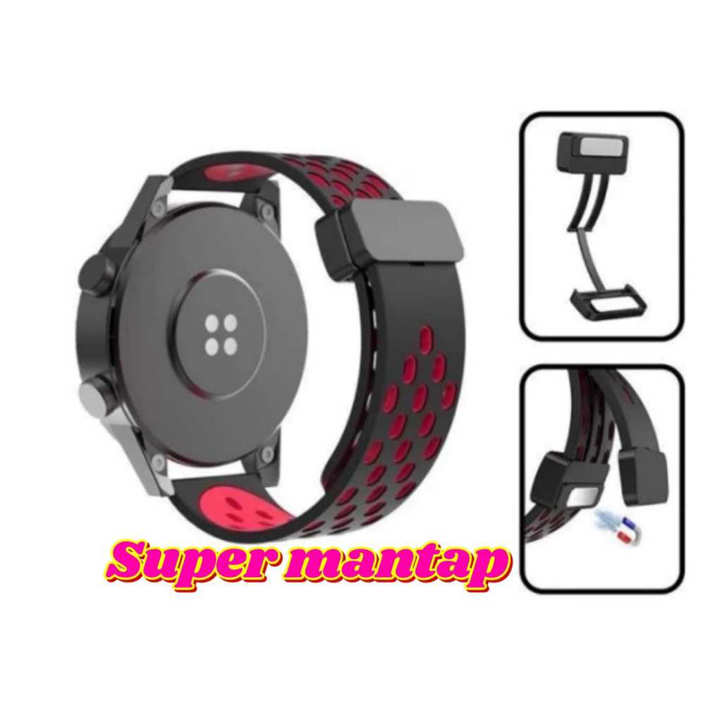 Strap Sport Tali Magnetic Buckle Smartwatch Mibro Watch GS Active Explorer /Mibro WatchGS Pro2 Silik