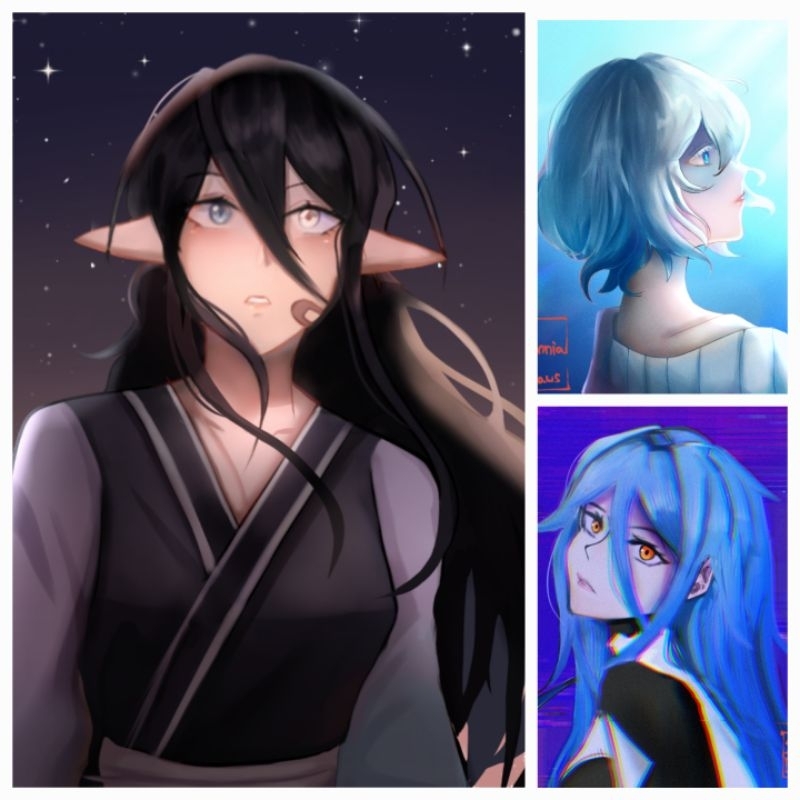 Digital Art Commission / Jasa Gambar Style Anime