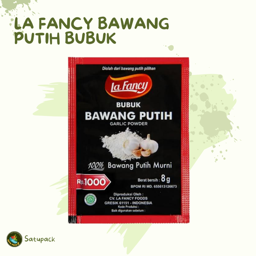 

LA FANCY FOODS BAWANG PUTIH BUBUK / CABE BUBUK / PALA BUBUK / JINTEN BUBUK 5gr