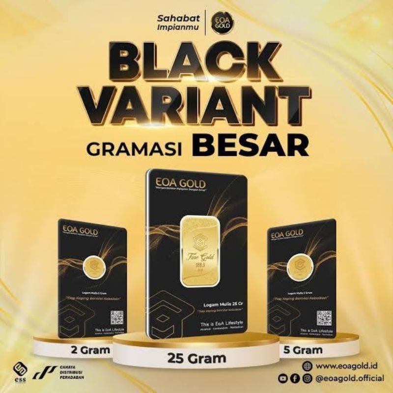 EOA GOLD 25 Gram Black Variant