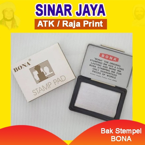 

(Ecer 1 PCS) BONA - Bak Stempel/Bantalan Stempel/Stamp Pad