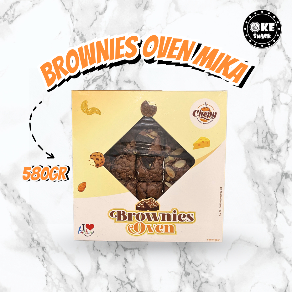 

Brownies Oven Box Rasa Cokelat 580gr Khas Bandung 25pcs