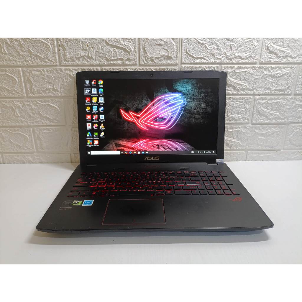 Asus ROG GL552JX Core i7 4750HQ Dual VGA Nvidia GTX 950 Laptop Second Gaming Bekas Murah SSD GTX950