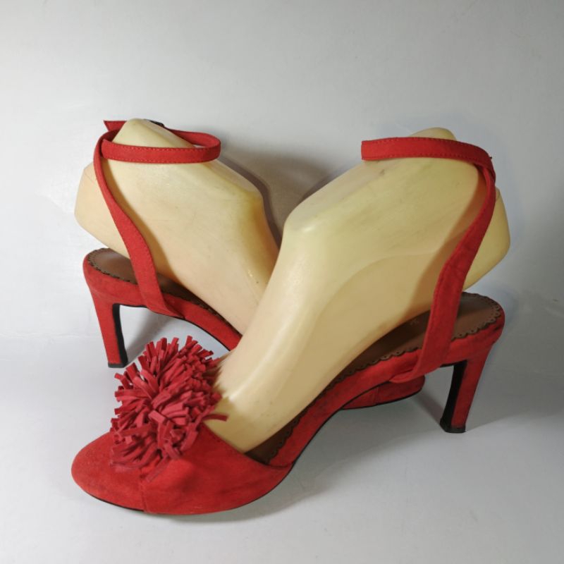 Martina Pink original leather heels 36 size woman shoes