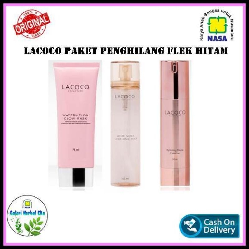 skincare lacoco paket penghilang flek hitam