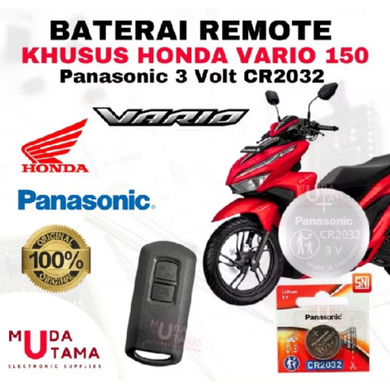 BATERAI REMOT MOTOR KHUSUS HONDA VARIO 150 ORIGINAL