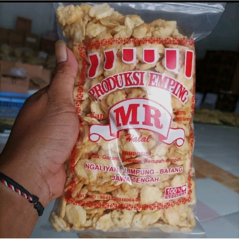

emping gepuk gurih siap makan 500g