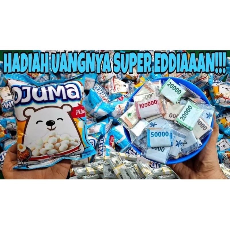 

Ciki Ojuma berhadiah uang tunai - Ciki berhadiah uang - isi 10 pcs