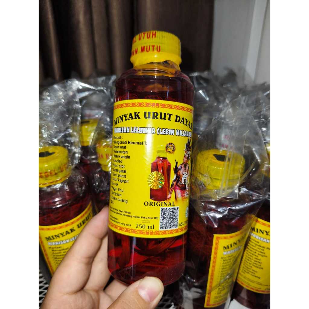 MINYAK DAYAK ORI KALIMANTAN / MINYAK URUT DAYAK / MINYAK IDA DAYAK WARISAN LELUHUR
