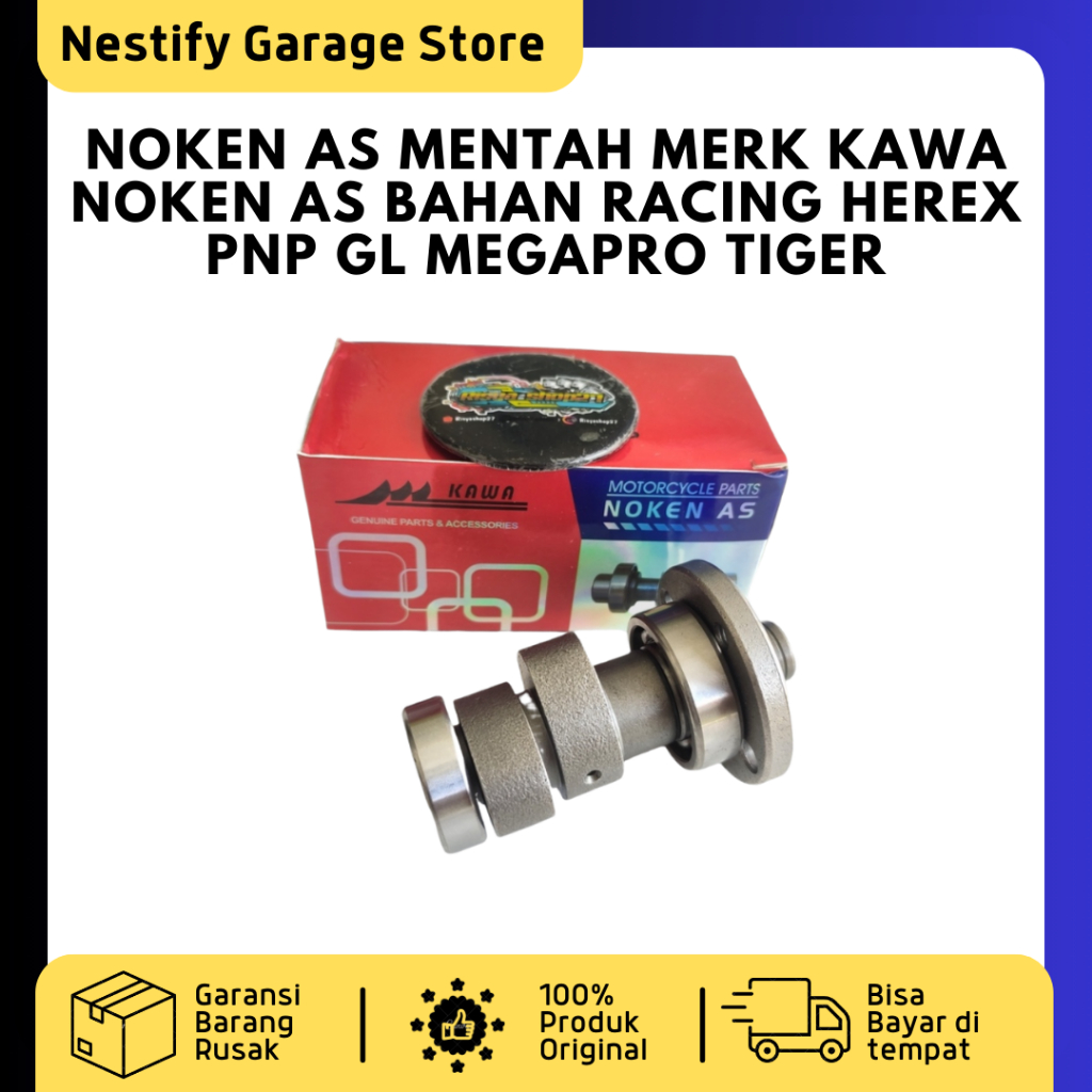 NOKEN AS BAHAN RACING HEREX HONDA CB 100 125 GL 100 125 PRO MAX SERIES MEGAPRO PRIMUS HIU TIGER REVO