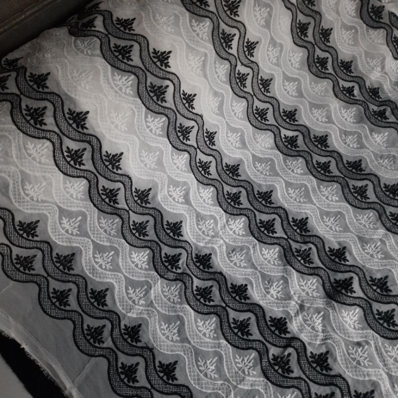 kain sifon bordir | Harga/ 50cm | kain sifon bordir meteran | kain sifon bordir premium | kain butik