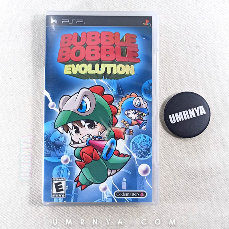 Kaset Bubble Bobble Buble Evolution PSP UMD CD Disk Game PS Games