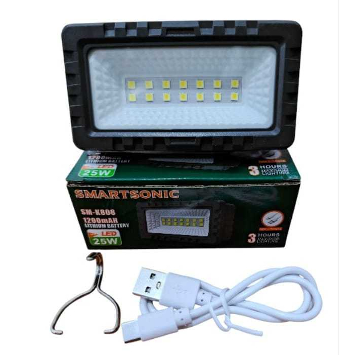 KISEKI X SMARTSONIC LAMPU EMERGENCY MINI CAS - BATERAI 5.000mAh - Baterai Bisa lepas Pasang - TYPE-C
