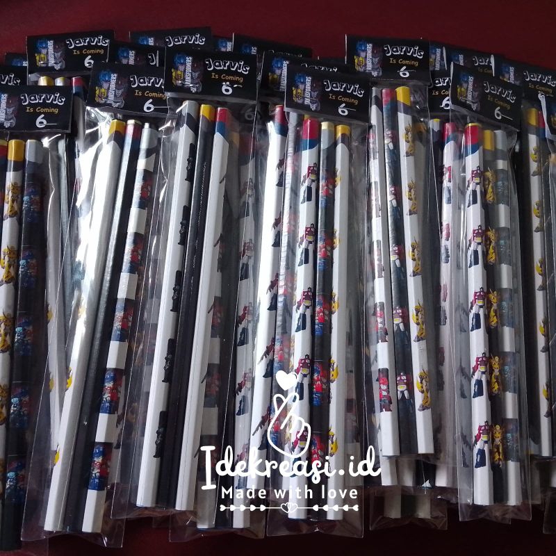 

Souvenir Pensil Custom (Harga Per Set)